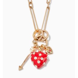 Stella & Dot Stella Strands Momento Heart Trio Set Gold Charms